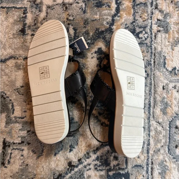 Jack Rogers Women's Black Sandals - Picture 5 of 11